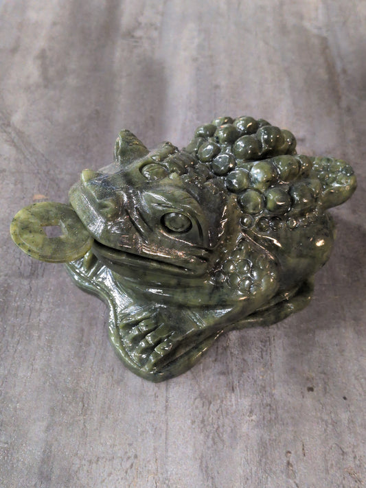 Green Jade Money Frog