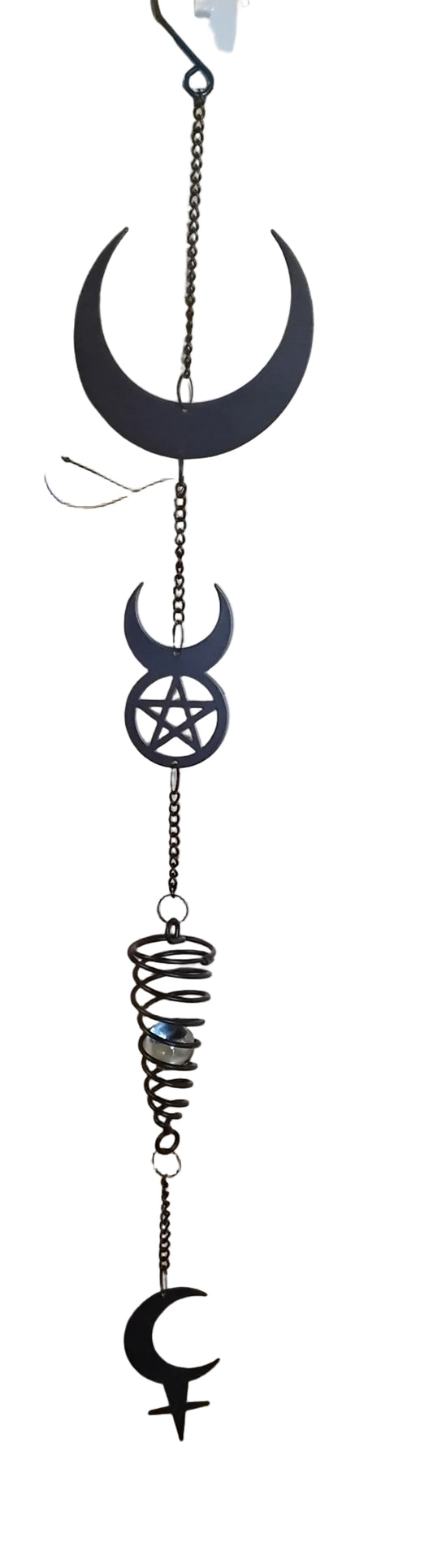 Moons And Pentacle Wind Chime