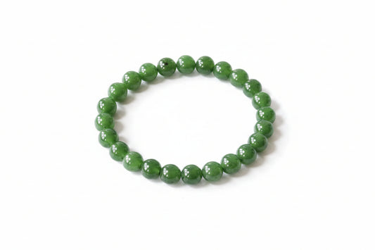 Elastic Bracelet 8mm - Russian Jade