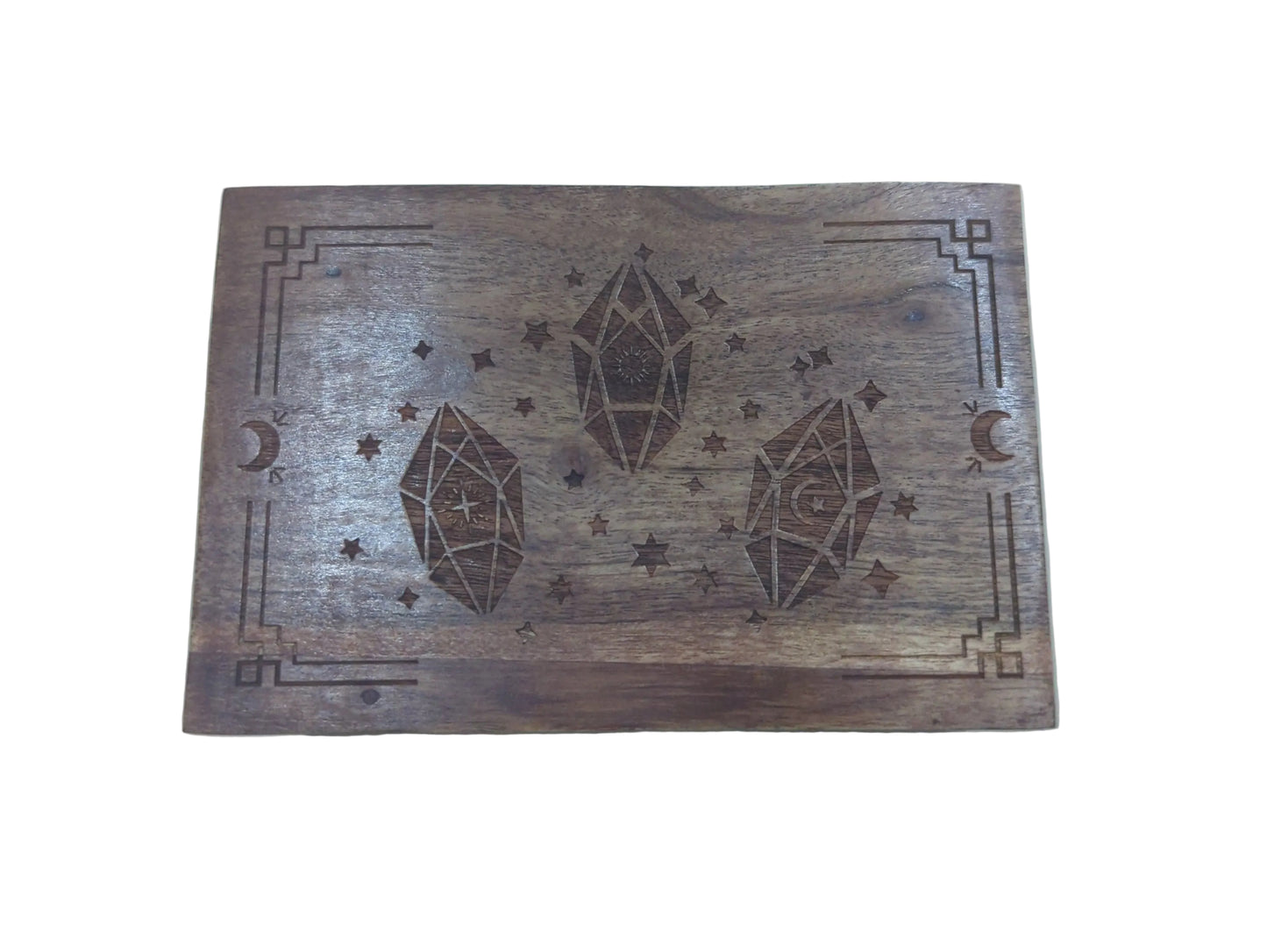 4x6 Wooden Box Celestial Crystal