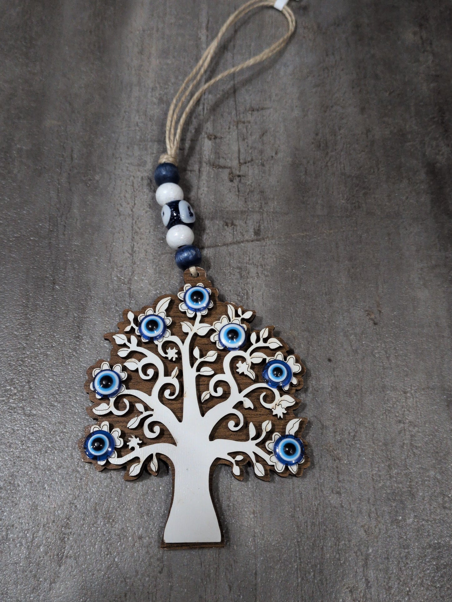 Assorted Evil Eye wall hanger - Tree of Life, Owl, Butterfly, Fatima Hand