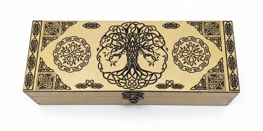 Wooden Box Printed Tree of Life