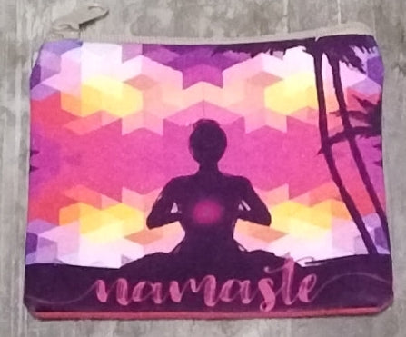 4" x 4.5" Zipper Bag Namaste