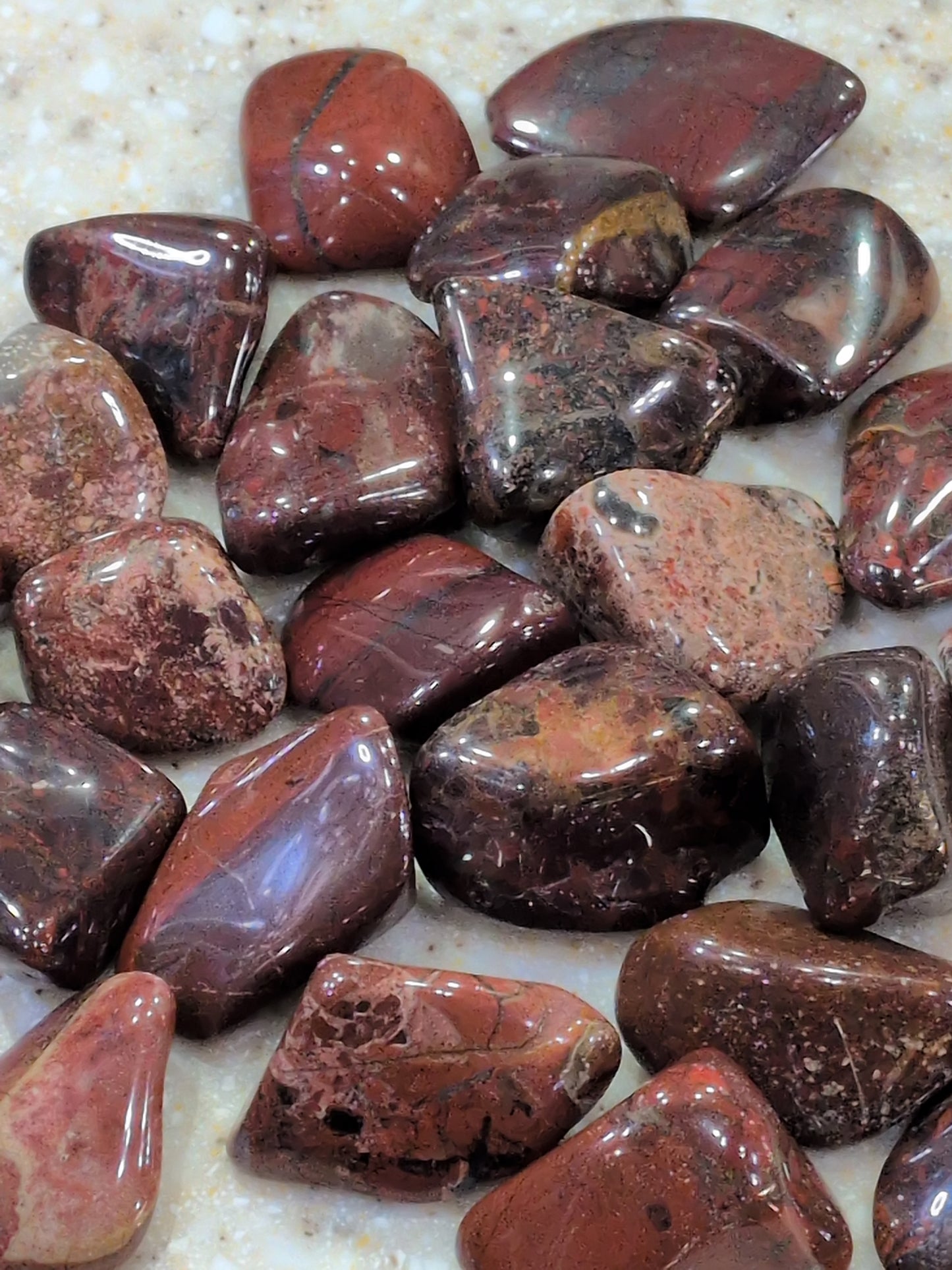 Brecciated Jasper Tumbled stone
