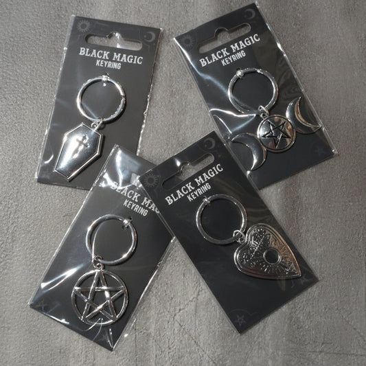 Assorted Black Magic keychains