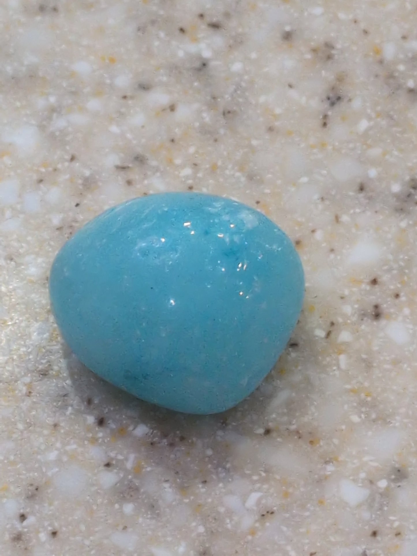 Blue Aragonite Tumbled stone