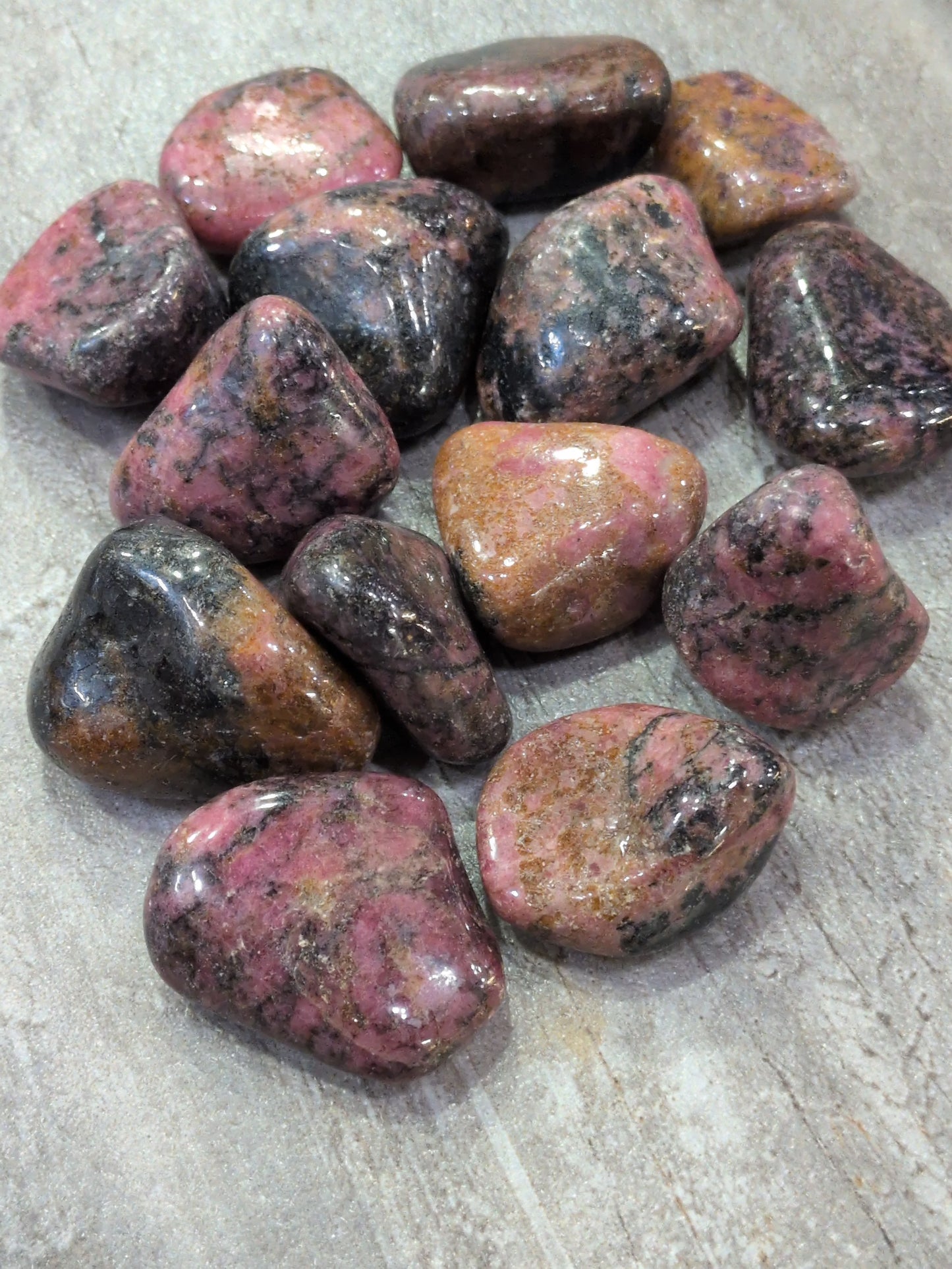 Rhodonite Tumbled stone
