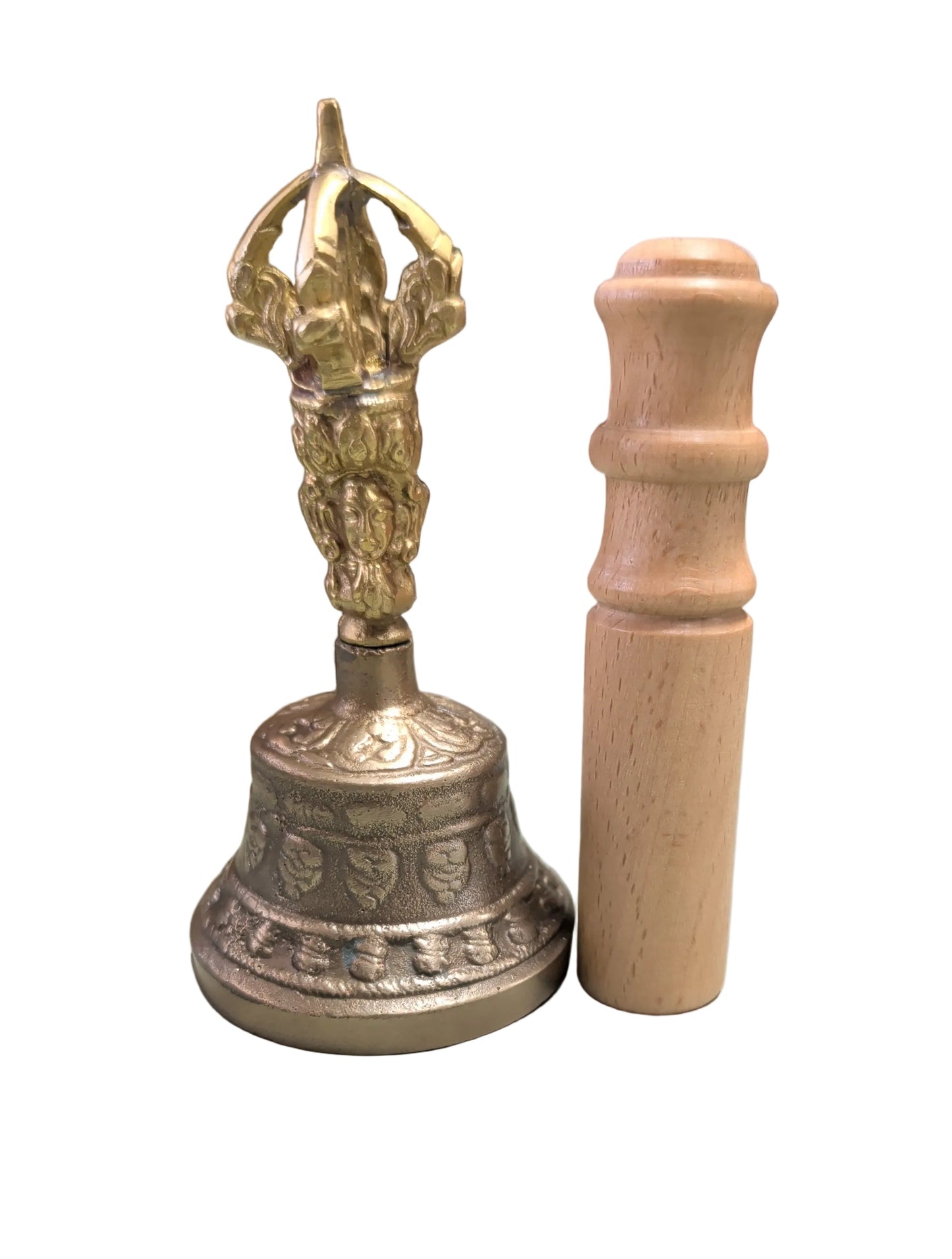 Seven Metal Handle Bell 4.5" With Stick