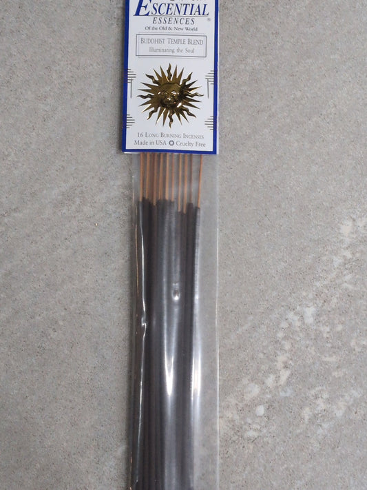 Escential Essences Incense 16 sticks Buddhist Temple Blend