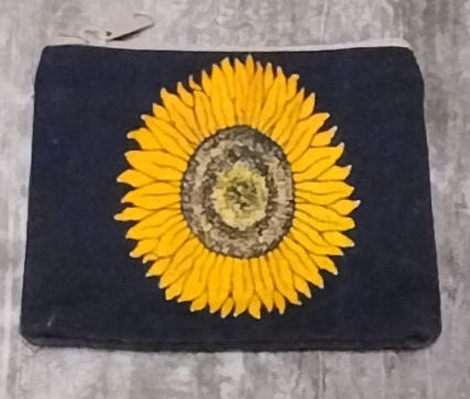 4" x 4.5" Zipper Bag Sunflower