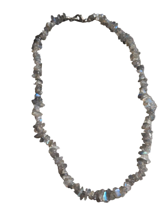Gemstone Chips Choker- Labordorite