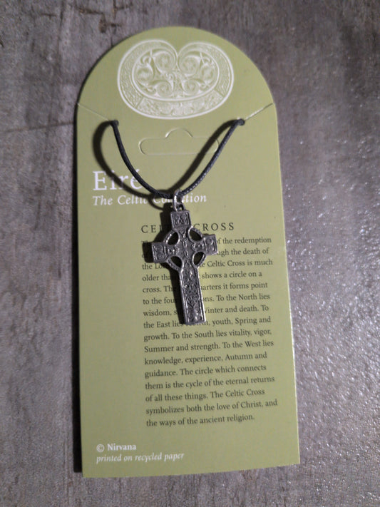 Eiré Celtic Collection Small Celtic Cross Pewter Pendant