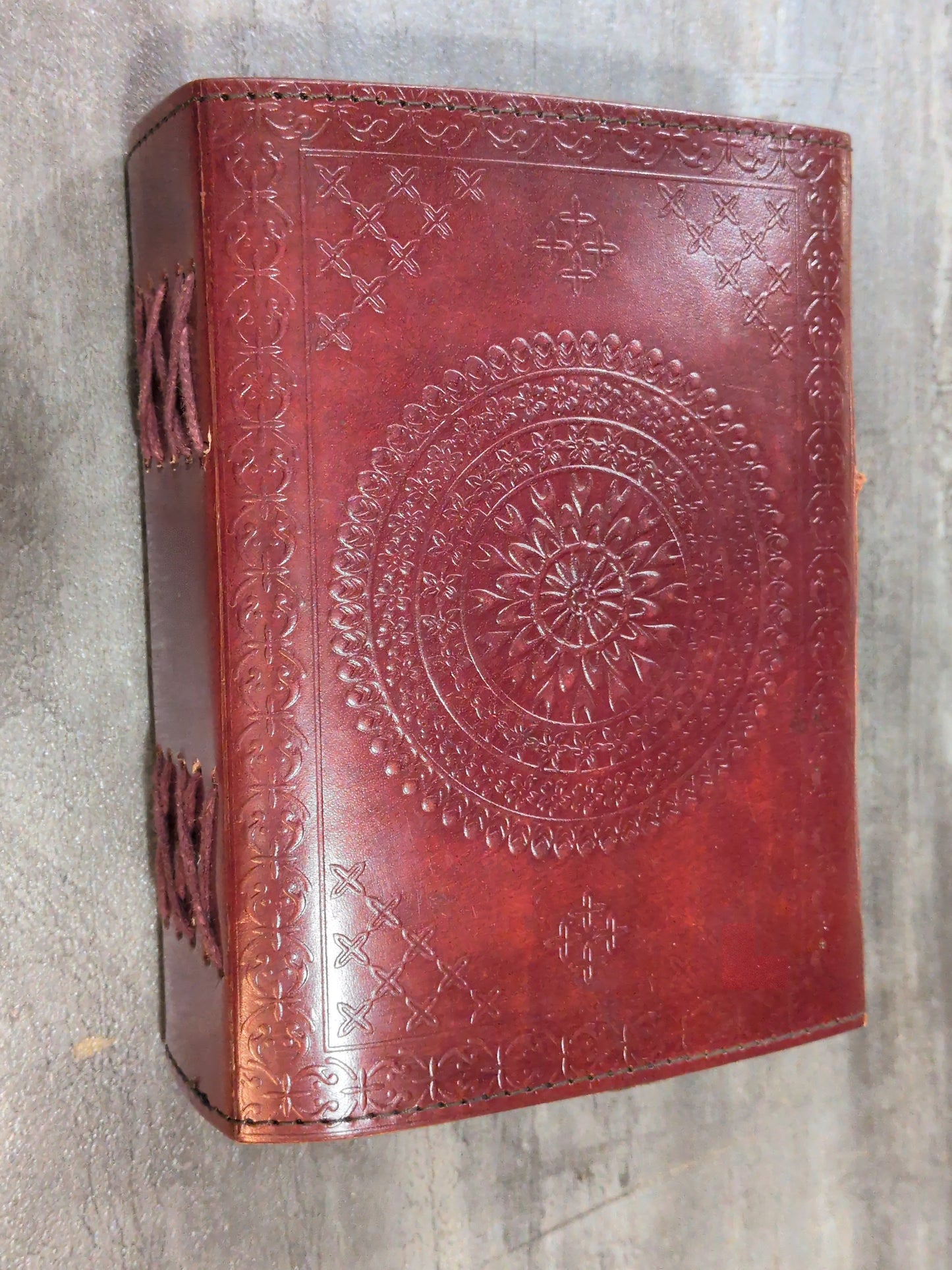 Mahogany Leather Tree of Life Leather Journal 5x7