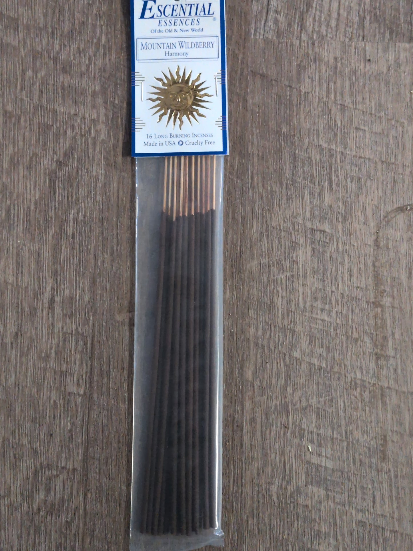 Essential Essences Incense 16 sticks Mountain Wildberry