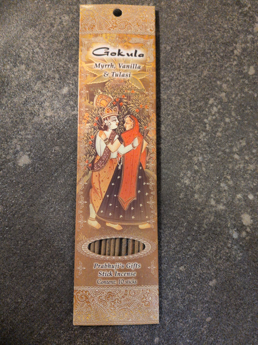 Prabhuji's Incense 10 sticks Gokula