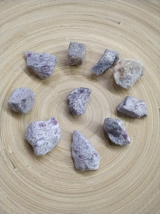 Ruby in matrix rough stone