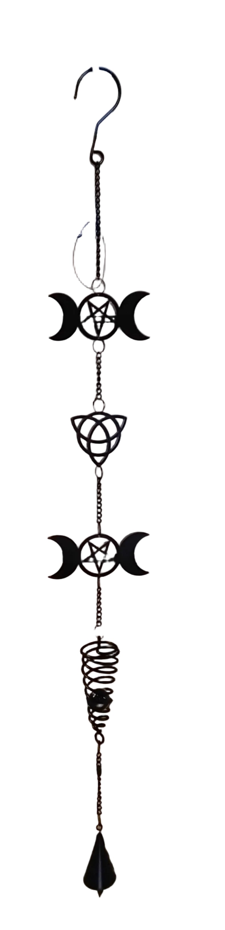 Triple Moon And Triquetra Wind Chime