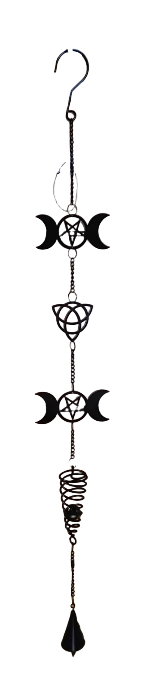 Triple Moon And Triquetra Wind Chime