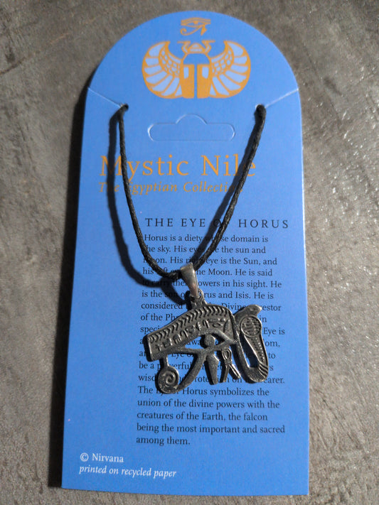 Mystic Nile (Egyptian Collection) The Eye of Horus (Cobra) Pewter Pendant