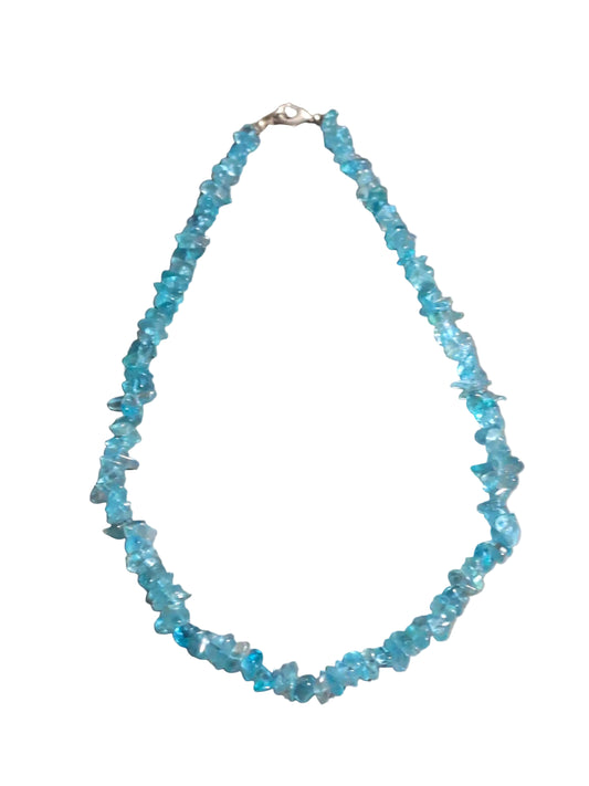 Gemstone Chips Choker- Apatite